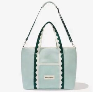 BUSINESS & PLEASURE COOLER TOTE BAG SAGE GREEN